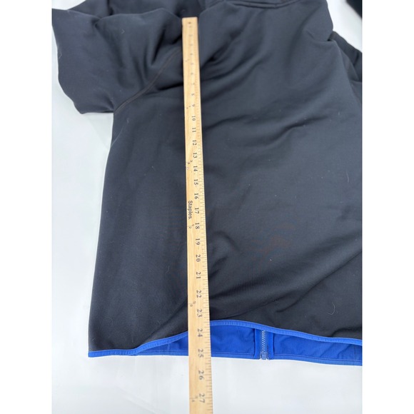 Vineyard Vines Mens Full Zip Softshell Hoodie Black Blue Performance Jacket L - Picture 4 of 5